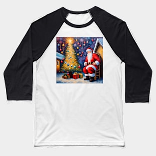 Christmas art (1) Baseball T-Shirt